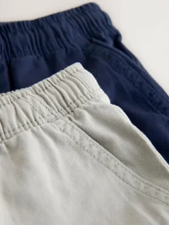 Sale Next 2 Pack Shorts (3-16yrs) Navy/Stone