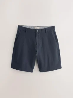 Clearance Next Loose Fit Stretch Chino Shorts 2 Pack Navy/Stone