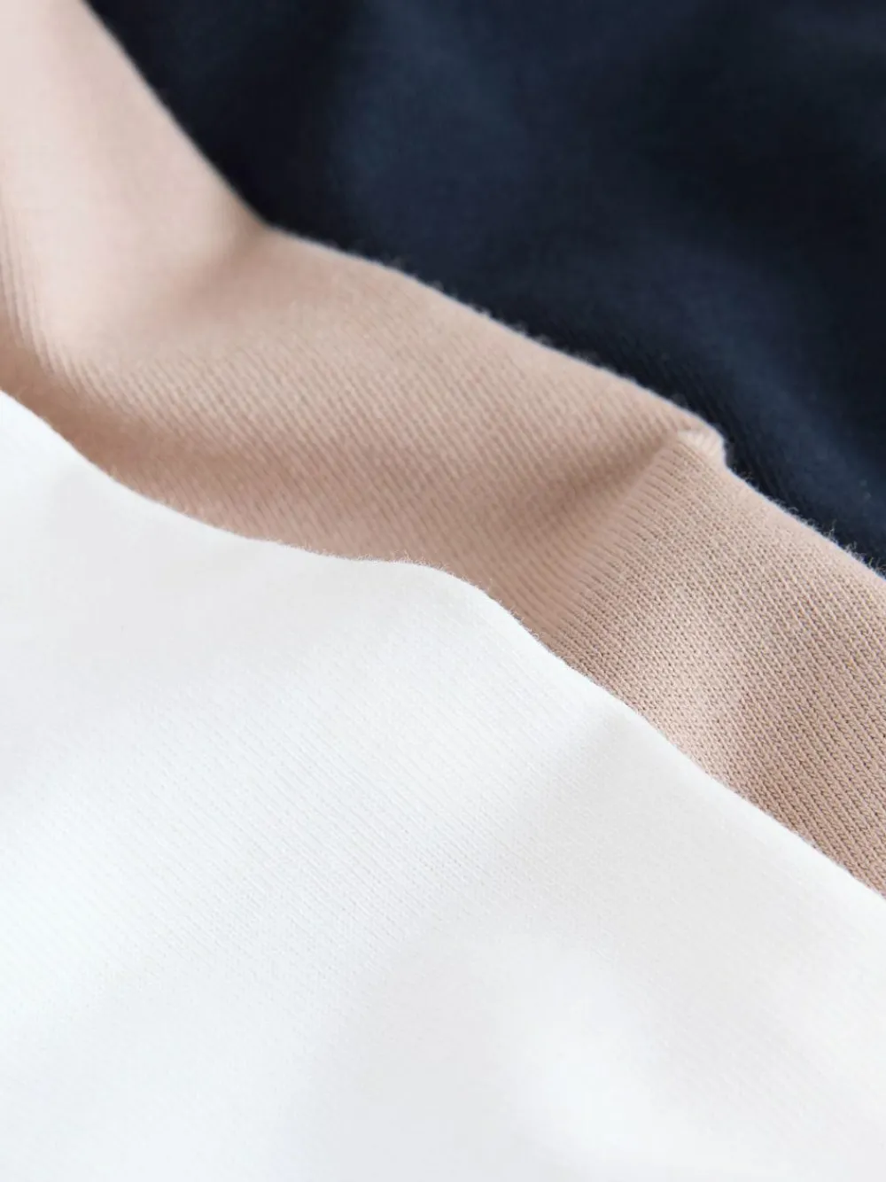 Next Navy/White/Neutral Stone 3 Pack Slim Fit Ringer T-Shirt^ Tops & T-Shirts