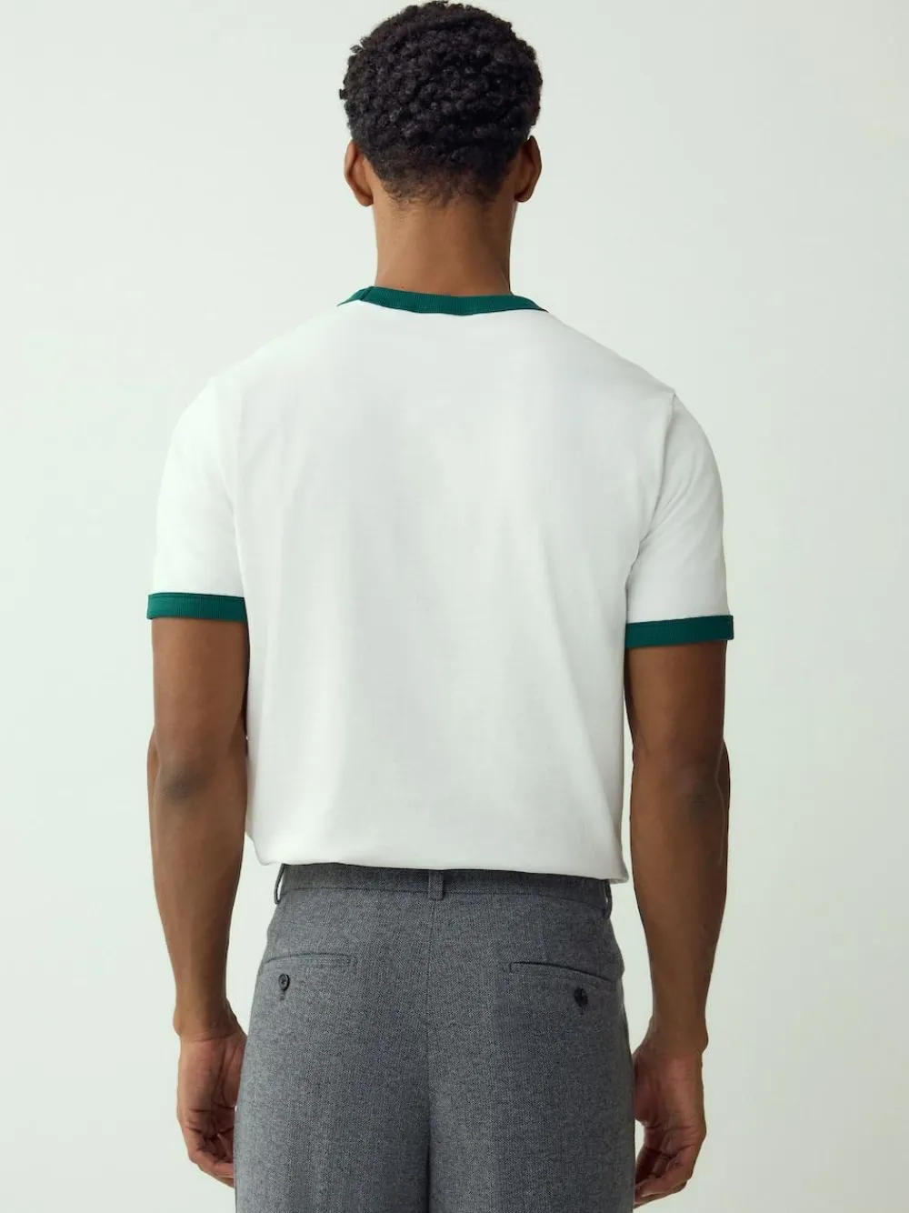 Next Navy/White/Neutral Stone 3 Pack Slim Fit Ringer T-Shirt^ Tops & T-Shirts