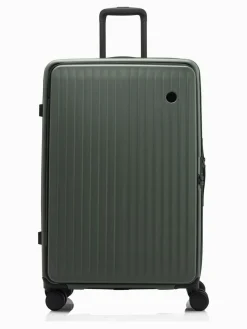 Clearance Nere Venture DUAL OPEN 75CM Suitcase Green