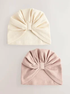 Next 2 Pack Baby Turbans (0-18mths)^ Newborn Accessories|Hats, Gloves & Scarves
