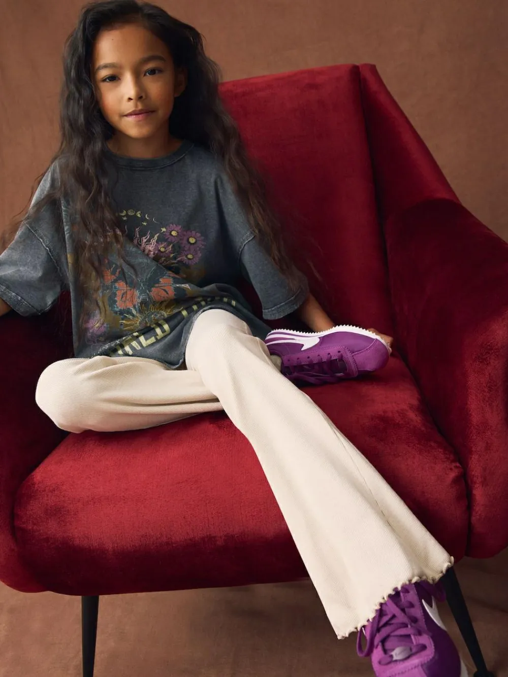 Next Neutral 1 Pack Rib Flare Leggings (3-16yrs)^ Pants & Leggings|Pants & Leggings