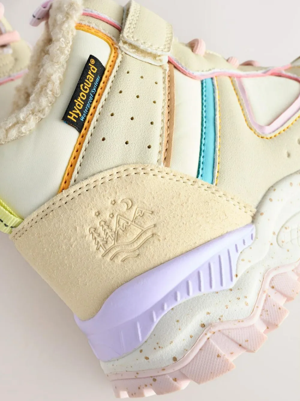 Online Next Neutral / Pastel Waterproof Walking Boots