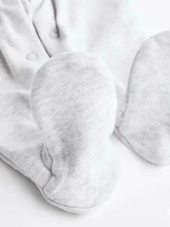 Next Neutral Baby 100% Cotton Sleepsuits 3 Pack (0-2yrs)^BOY Unisex|Nightwear