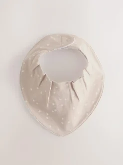 Online Next Neutral Baby Dribble Bibs 5 Pack