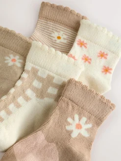 Next Neutral Baby Socks 5 Pack (0mths-2yrs)^ Socks & Tights|Cosy Club