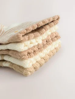 Next Neutral Baby Socks 5 Pack (0mths-2yrs)^ Socks & Tights|Cosy Club