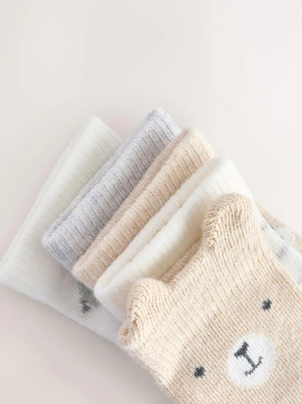 Online Next Baby Socks 5 Pack (0mths-2yrs) Neutral