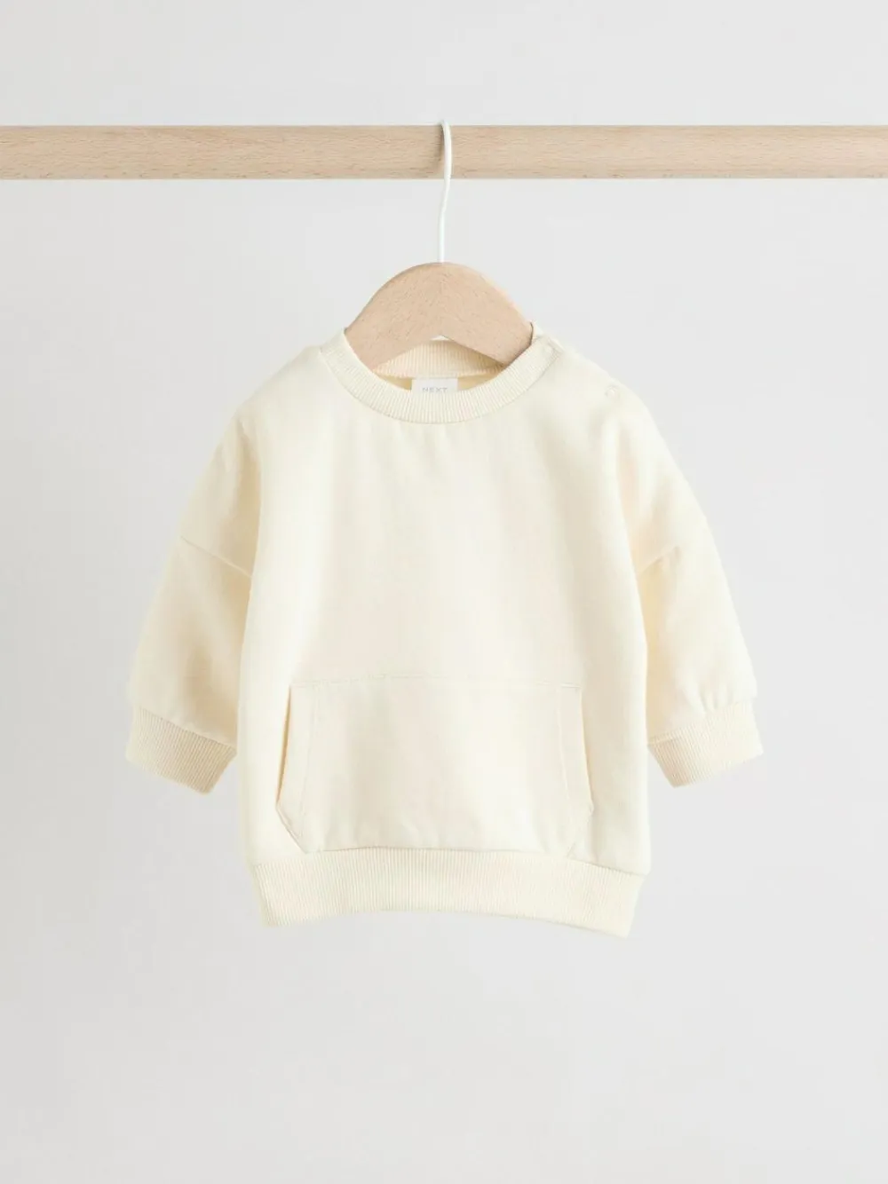 Outlet Next Neutral Baby Sweatshirt and Joggers Set 6 Piece (0mths-3yrs)