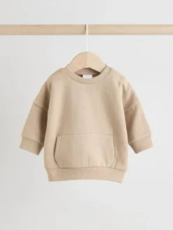 Outlet Next Neutral Baby Sweatshirt and Joggers Set 6 Piece (0mths-3yrs)