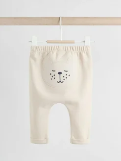 Next Neutral Bear Baby 100% Cotton Leggings 2 Pack (0mths-2yrs)^BOY Unisex|Pants & Leggings