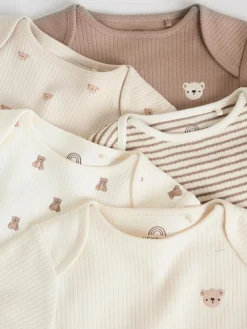 Next Baby Long Sleeve Bodysuits 5 Pack^BOY Baby Girls|Unisex