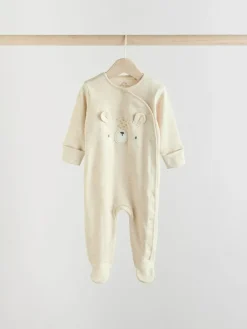 Next Neutral Bear Character Sleepsuits 5 Pack (0mths-2yrs)^BOY Nightwear|Nightwear