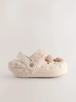 Next Faux Fur Lined Clog Slippers^ Boots