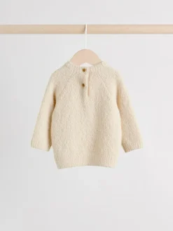 Sale Next Neutral Bear Knitted Top and Leggings Set (0mths-2yrs)