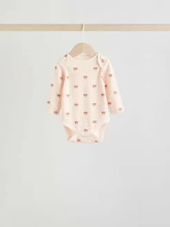 Next Long Sleeve Baby Bodysuits 5 Pack^ Baby Girls|Baby Girls