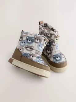 Hot Next Neutral Bear Thermal Thinsulate™ Lined Quilted Water Resistant Boots