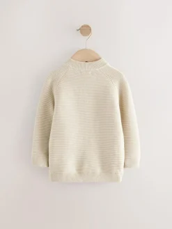 New Next Neutral Bear Zip Through Cardigan (3mths-7yrs)