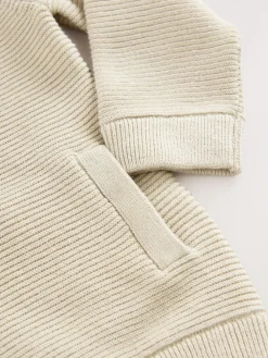 New Next Neutral Bear Zip Through Cardigan (3mths-7yrs)