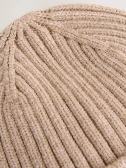 Online Next Neutral Beige Knitted Beanie Hat (1-16yrs)