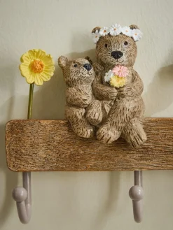 Next Neutral Bertie Bear Coat Hooks^ Storage & Organisation
