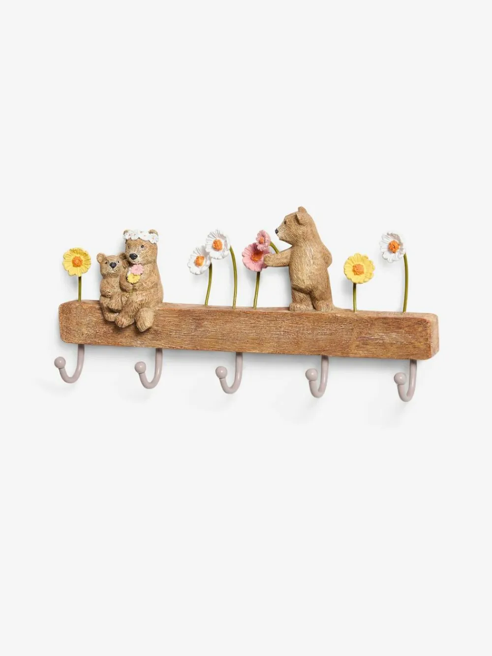 Next Neutral Bertie Bear Coat Hooks^ Storage & Organisation