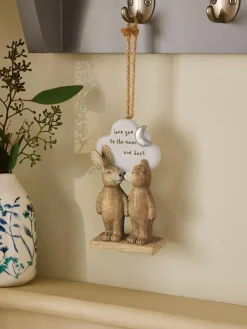 Next Neutral Bertie The Bear Love You To The Moon Hanging Decoration^ Ornaments