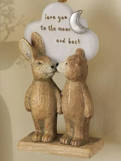 Next Neutral Bertie The Bear Love You To The Moon Hanging Decoration^ Ornaments