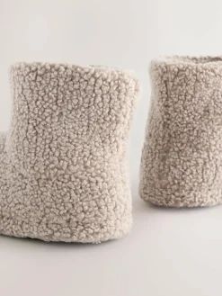 Best Next Slipper Boots Neutral Borg