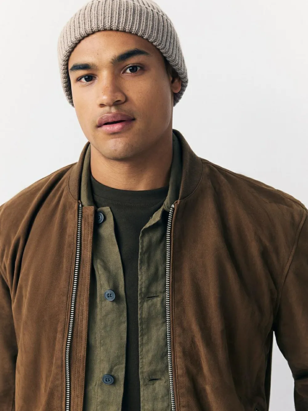 Outlet Next Neutral Brown Beanie Hat