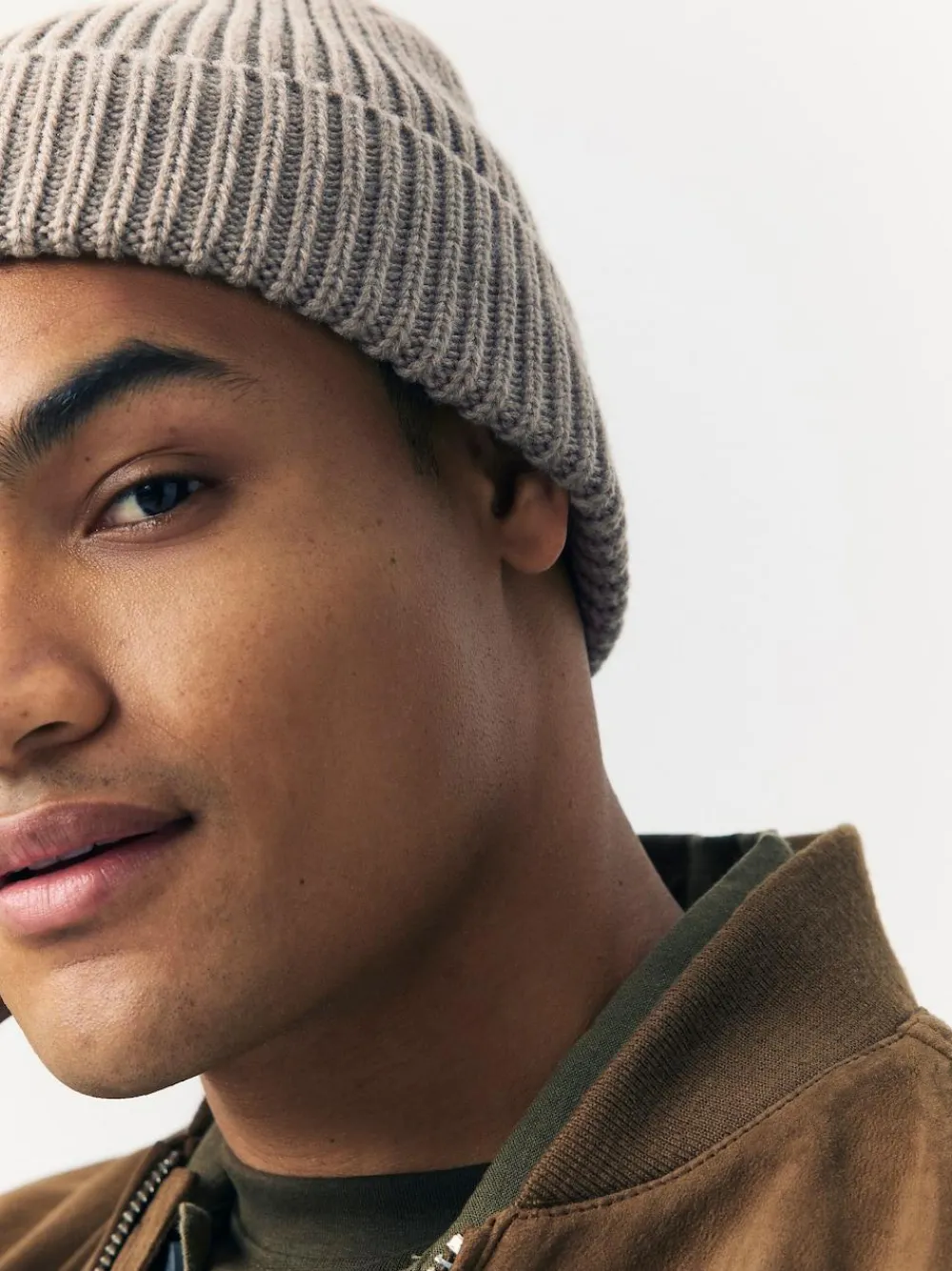 Outlet Next Neutral Brown Beanie Hat