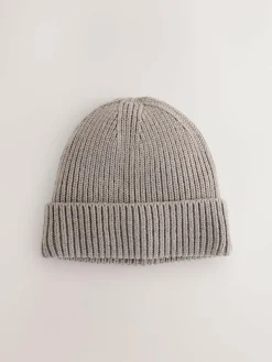 Outlet Next Neutral Brown Beanie Hat