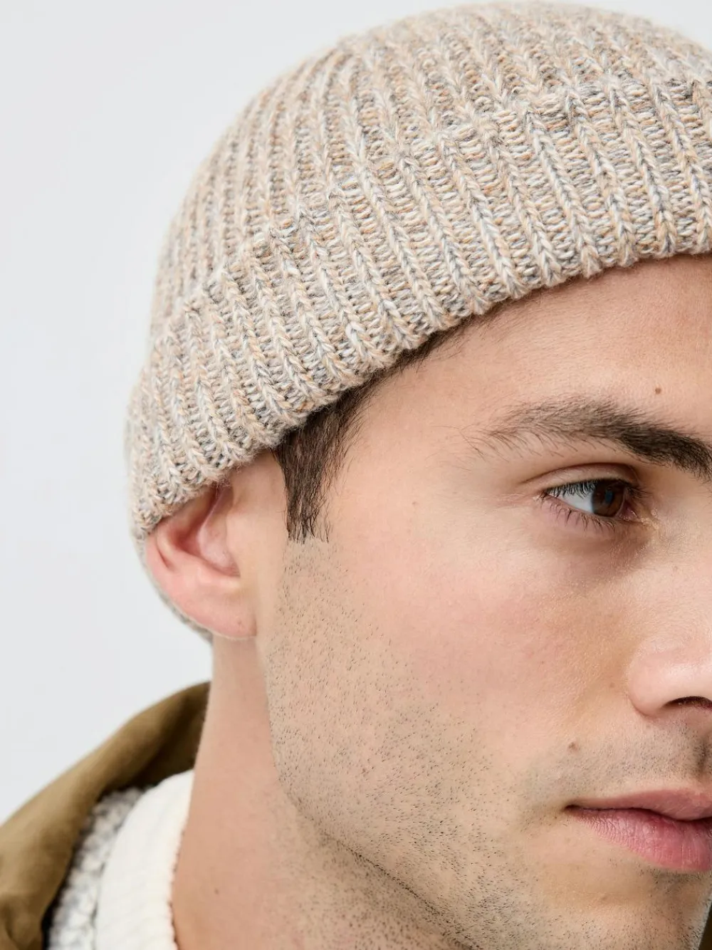 Clearance Next Neutral Brown Beanie Hat