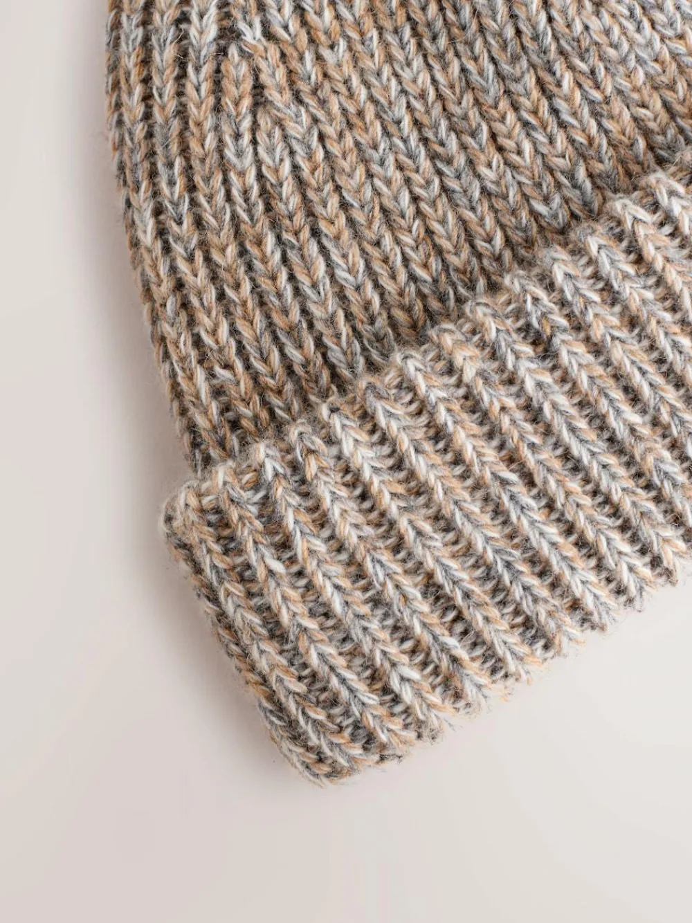 Clearance Next Neutral Brown Beanie Hat