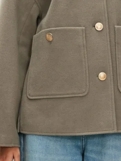 Next Brushed Collared Jacket^Women Coats & Jackets|Coats & Jackets