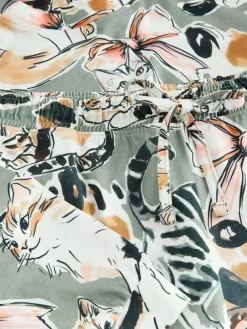 Clearance Next Long Sleeve Pyjamas Neutral Cat