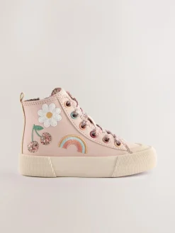 Online Next Standard Fit (F) High Top Neutral Character Applique