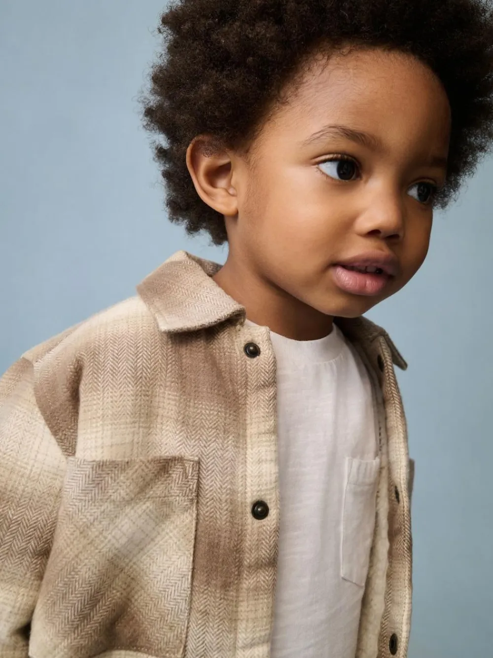 Next Borg Lined Check Shacket (3mths-7yrs)^BOY Suits & Vest|Shirts