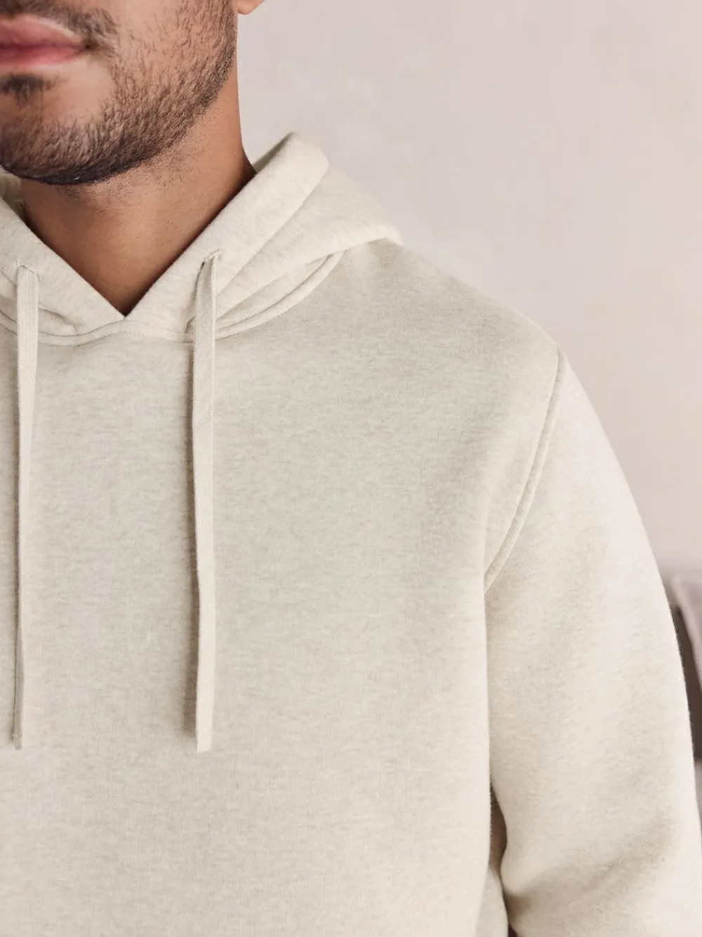 Clearance Next Check Bottoms Long Sleeve Hoodie Set Neutral