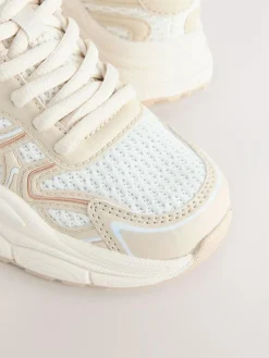 Next Neutral Chunky Lace up Trainers^ Sneakers