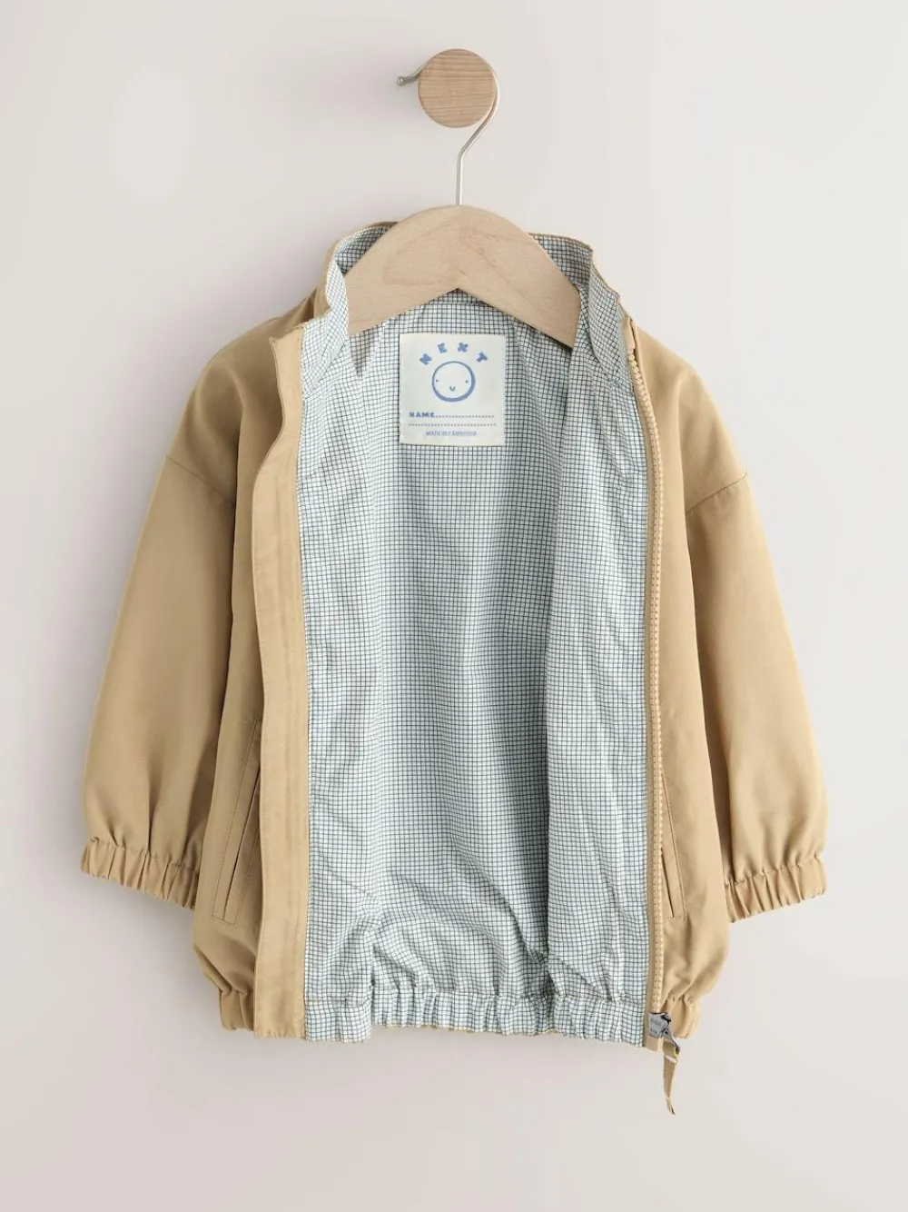 Next Neutral Collared Coach Jacket (3mths-7yrs)^BOY Coats, Jackets & Pramsuits|Coats, Jackets & Pramsuits