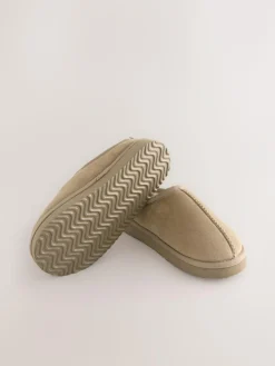 Next Neutral Cosy Mule Slippers^BOY Nightwear