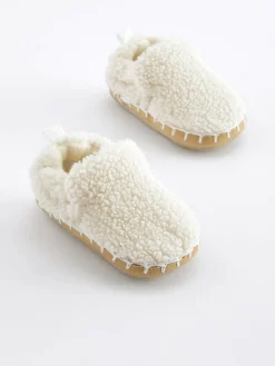 Online Next Neutral Cosy Slip-On Baby Shoes (0-24mths)