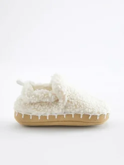 Online Next Neutral Cosy Slip-On Baby Shoes (0-24mths)