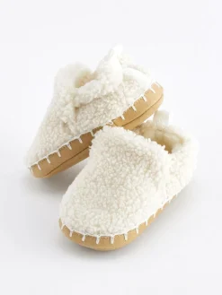 Online Next Neutral Cosy Slip-On Baby Shoes (0-24mths)