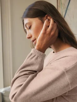 Clearance Next Neutral Cosy Waffle Long Sleeve Pyjamas