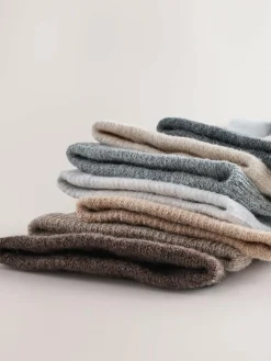 Next Cotton Rich Fine Rib Socks 7 Pack^BOY Socks & Tights|Socks & Tights