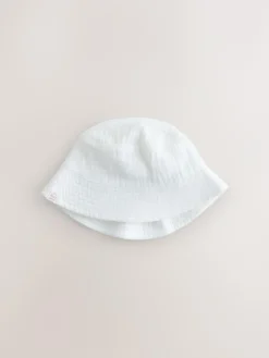 Next Crinkle Baby Bucket Hats 2 Pack^BOY Unisex|Hats & Scratch Mitts