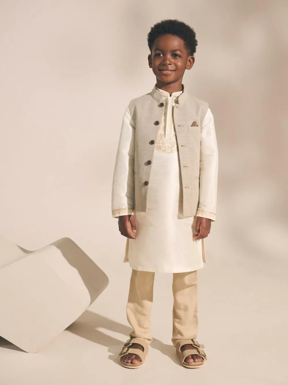 Sale Next Eid Waistcoat (3mths-16yrs) Neutral